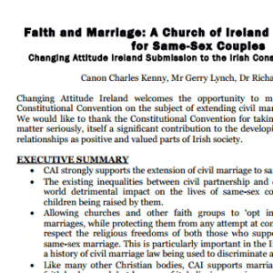 Faith and Marriage: A Church of Ireland Call for Equality for Same-Sex Couples (2013)